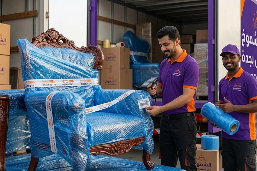 تغليف الأثاث باحترافية في جدة