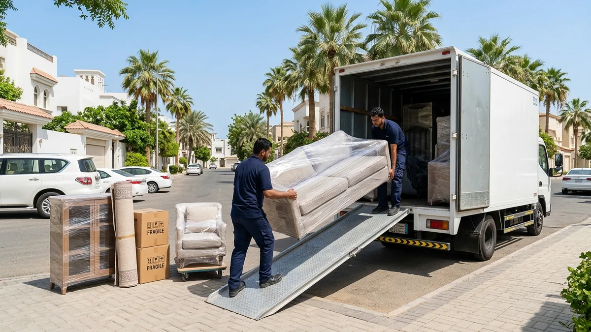 فريق نقل عفش وتجهيز الأثاث للنقل في جدة